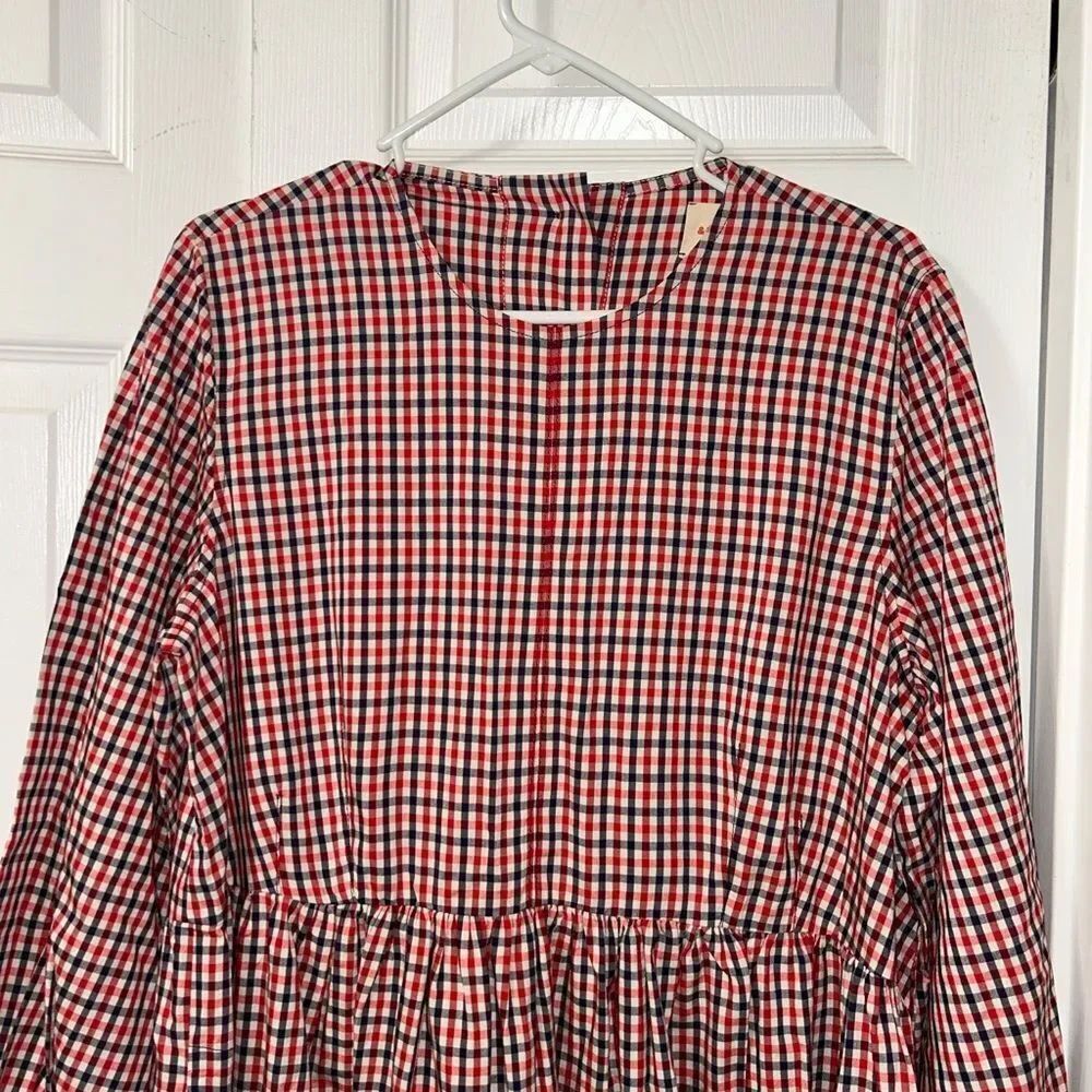 &Daughter Red & Navy Midi Dress(Size 16) — image 7 of 8
